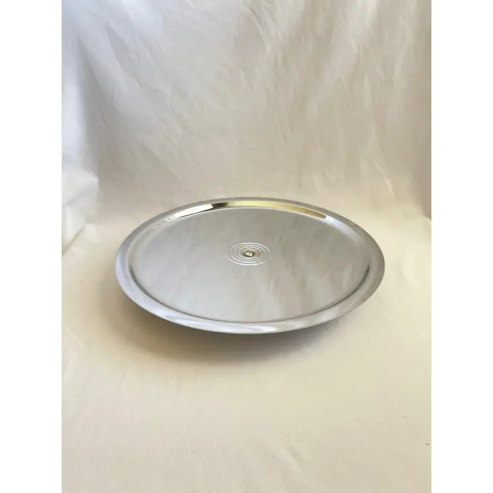 Vintage Lazy Susan Heritage House Kromax Glass